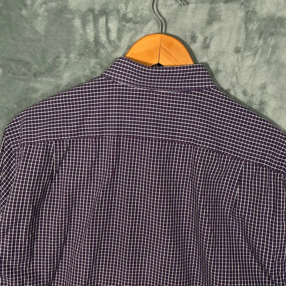 J. Crew Classic Fit Plaid Button Down‎ Shirt Long Sleeve Cotton Men's L